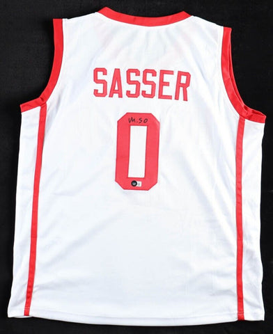 Marcus Sasser Signed Houston Cougar Jersey (Beckett) 2023 ACC Player of the Year