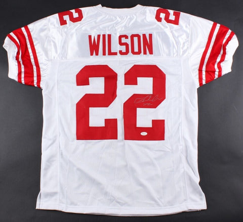 David Wilson Signed New York Giant Jersey (JSA COA) 2012 1st Round Draft Pick RB