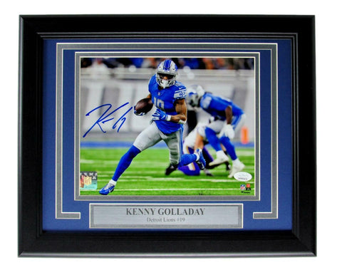 Kenny Golladay Lions Signed/Autographed 8x10 Photo Framed JSA 157681