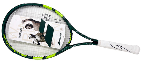 Carlos Alcaraz Signed Babolat Tennis Racquet ATP #1 Grand Slam Champion JSA LOA