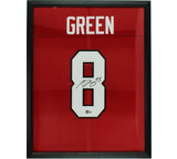 AJ Green Signed Framed Georgia Red Jersey