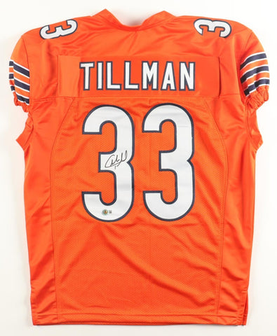 Charles Peanut Tillman Signed Chicago Bears Pro Cut Jersey/Beckett 2xPro Bowl DB