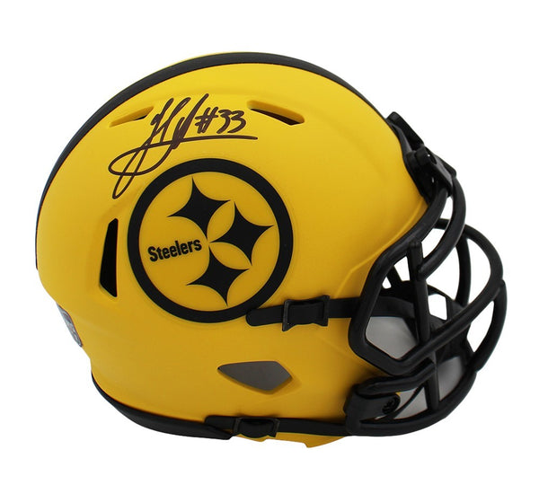 Jack Sawyer Signed Pittsburgh Steelers Speed Rave NFL Mini Helmet
