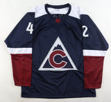 Josh Manson Signed Colorado Avalanche/ Col. Rockies Throwback Jersey (Beckett)