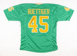 Rudy Ruettiger Signed Notre Dame Fighting Irish Jersey (JSA) An Irish Legend