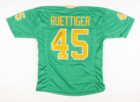 Rudy Ruettiger Signed Notre Dame Fighting Irish Jersey (JSA) An Irish Legend