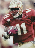 Dexter Jackson Signed Florida State Seminoles Jersey (Beckett) S.B. XXXVII MVP