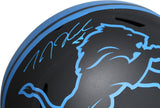 TJ Hockenson Autographed Detroit Lions F/S Eclipse Speed Helmet BAS 34253