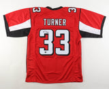 Michael Turner Signed Atlanta Falcons Jersey (Beckett) 2xPro Bowl Running Back