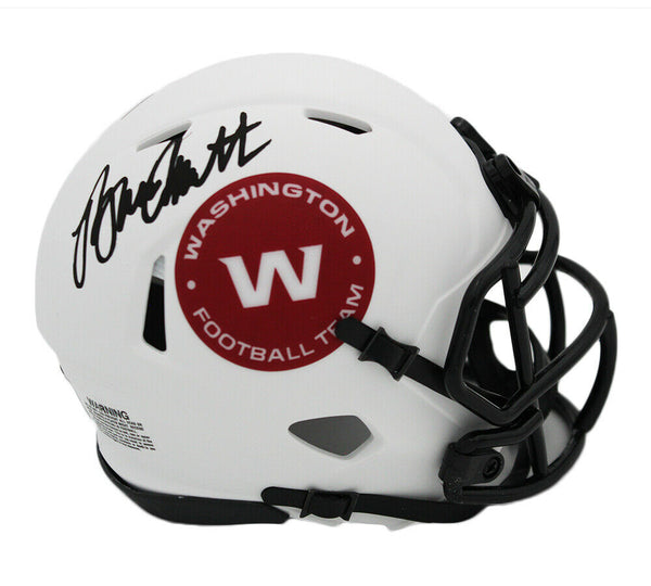 bruce smith helmet Bruce Smith Signed Washington Football Team Speed Lunar NFL Mini Helme – Super Sports Center