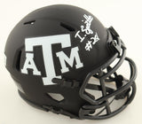 Isaiah Spiller Signed Texas A&M Aggies Mini Helmet (Beckett) Vegas Raiders R.B.