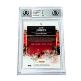Jon Jones Signed 2021 Panini Origins UFC #33 - BGS 9 AUTO WITNESSED