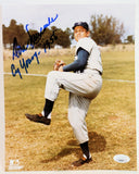Don Newcombe Autographed Los Angeles Dodgers 8x10 Photo - Inscribed JSA COA