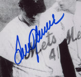 Tom Seaver Signed New York Mets Unframed 8x10 B&W with Yogi Berra MLB Photo