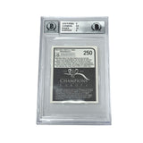 Paolo Maldini Signed 2005 Panini Champions of Europe - BGS 9 Autograph 10