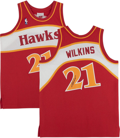 Dominique Wilkins Atlanta Hawks Signed Mitchell & Ness 1986 Jersey