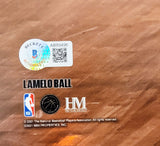 LAMELO BALL AUTOGRAPHED 16X20 PHOTO CHARLOTTE HORNETS BECKETT BAS QR 209478