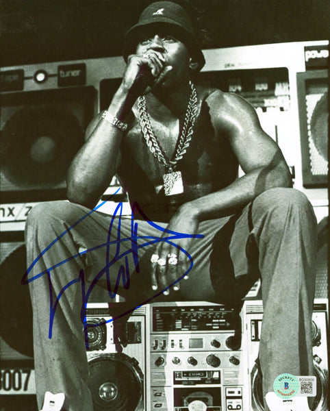 L.L. Cool J Authentic Signed 8x10 Black & White Photo Autographed BAS #BG90809