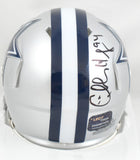 Charles Haley Autographed Dallas Cowboys Speed Mini Helmet - Prova *Black