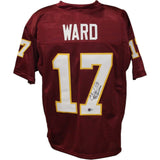 Charlie Ward Autographed/Signed College Style Red Jersey Beckett 44398