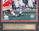 Jan Stenerud HOF Chiefs Signed/Inscribed "HOF 91" 8x10 Photo Framed JSA 162220