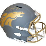 Champ Bailey Autographed/Signed Denver Broncos F/S Slate Helmet Beckett 48648