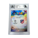 Sergio Aguero Signed 2024-25 Topps Chrome UCC Golazo - BGS 9 AUTO 10