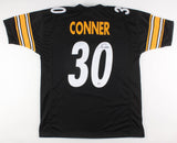 James Conner Signed Steelers Black Home Jersey (Beckett COA) Pittsburgh #1 R.B.