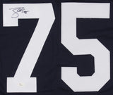 Tony Casillas Signed Cowboys Jersey (JSA) 2xSuper Bowl Champion (XXVII,XXVIII)
