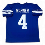 Fred Warner Autographed SIGNED Jersey - Royal - Beckett Authenticated