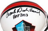 Dick Vermiel Autographed/Signed Hall of Fame VSR4 HOF Mini Beckett 40637