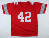 John Brockington Signed Ohio State Buckeyes Jersey (JSA QR Code) Packers R.B.