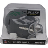 Dallas Goedert Autographed/Signed Philadelphia Eagles Mini Helmet FAN 46732