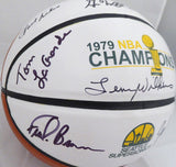 1978-79 NBA CHAMP SUPERSONICS AUTOGRAPHED BASKETBALL 9 SIGS WILKENS MCS 145851