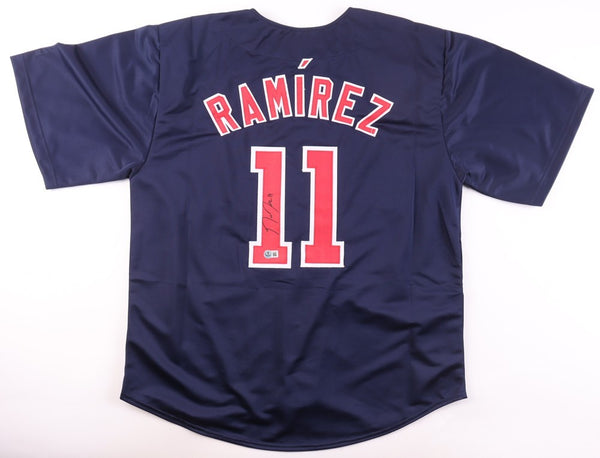 Jose Ramirez Signed Cleveland Guardians Jersey (Beckett) 2xAll Star at 3rd Base