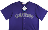 Rockies Nolan Arenado Signed Purple Majestic Cool Base Jersey MLB #VS095919
