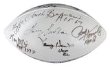 NFL Hall of Famers Multi-Autographed (19) Wilson NFL Football Bradshaw 176389