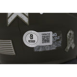 Ricky Pearsall Autographed San Francisco 49ers 22 Salute Mini Helmet BAS 47997