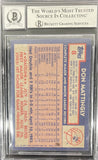 Don Mattingly Signed 1984 Topps #8 New York Yankees Card Beckett 36547