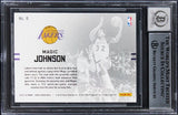 Lakers Magic Johnson Signed 2015 Hoops LCA #6 Card Auto 10! BAS Slabbed