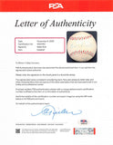 Yankees Babe Ruth Signed 1929-31 Reach Ernest Barnard OAL Baseball PSA #AS00153