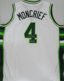 Bucks SIDNEY MONCRIEF Signed Custom Replica White Jersey AUTO w/ HOF 2019