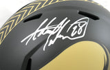 Adrian Peterson Signed Minnesota Vikings F/S Salute 25 Speed Helmet - Beckett W