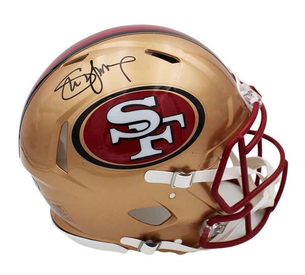 Steve Young Signed San Francisco 49ers Speed Authentic 96-08 Red Facemask Helmet