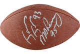 Shannon Sharpe, Jones, Perry Signed Denver Broncos Mini Football As Is BAS 52872