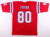 Irving Fryar Signed Patriots Jersey (JSA COA) Super Bowl XX Wide Receiver