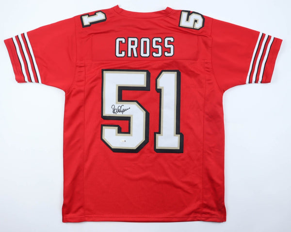 Randy Cross Signed San Francisco 49ers Jersey (JSA) 3xSuper Bowl Champion/Center
