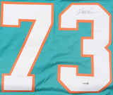 Norm Evans Signed Miami Dolphins Jersey (JSA) 2xSuper Bowl Champion VII I& VIII