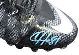 Lions Calvin Johnson Signed Signature Series Right Football Cleat W/ Case BAS W