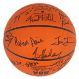 1991 All Stars (30) Jordan, Johnson, Barkley, Malone +24 Signed Basketball JSA